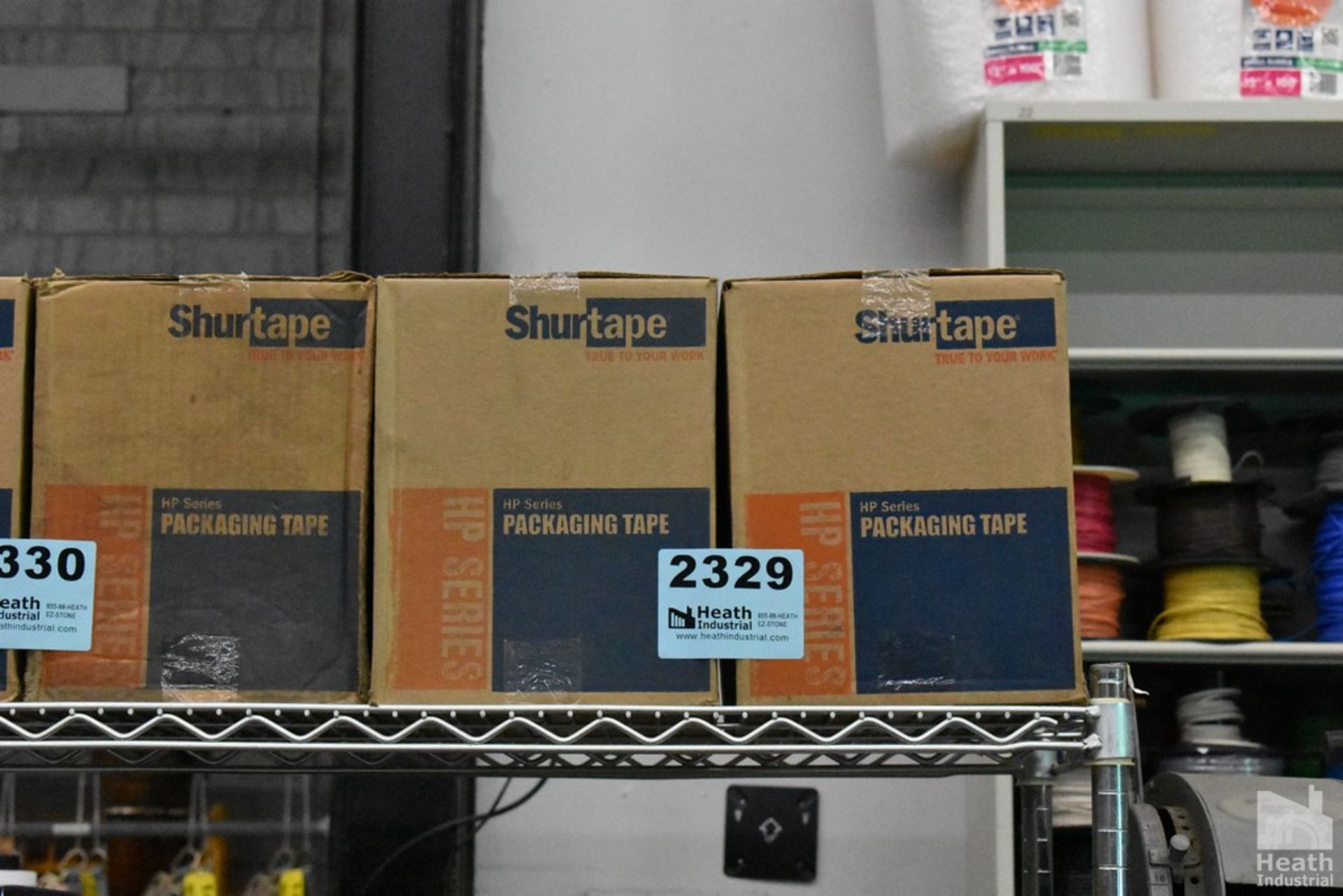 (2) BOXES OF SHURTAPE PACKING TAPE, 48MM X 100M