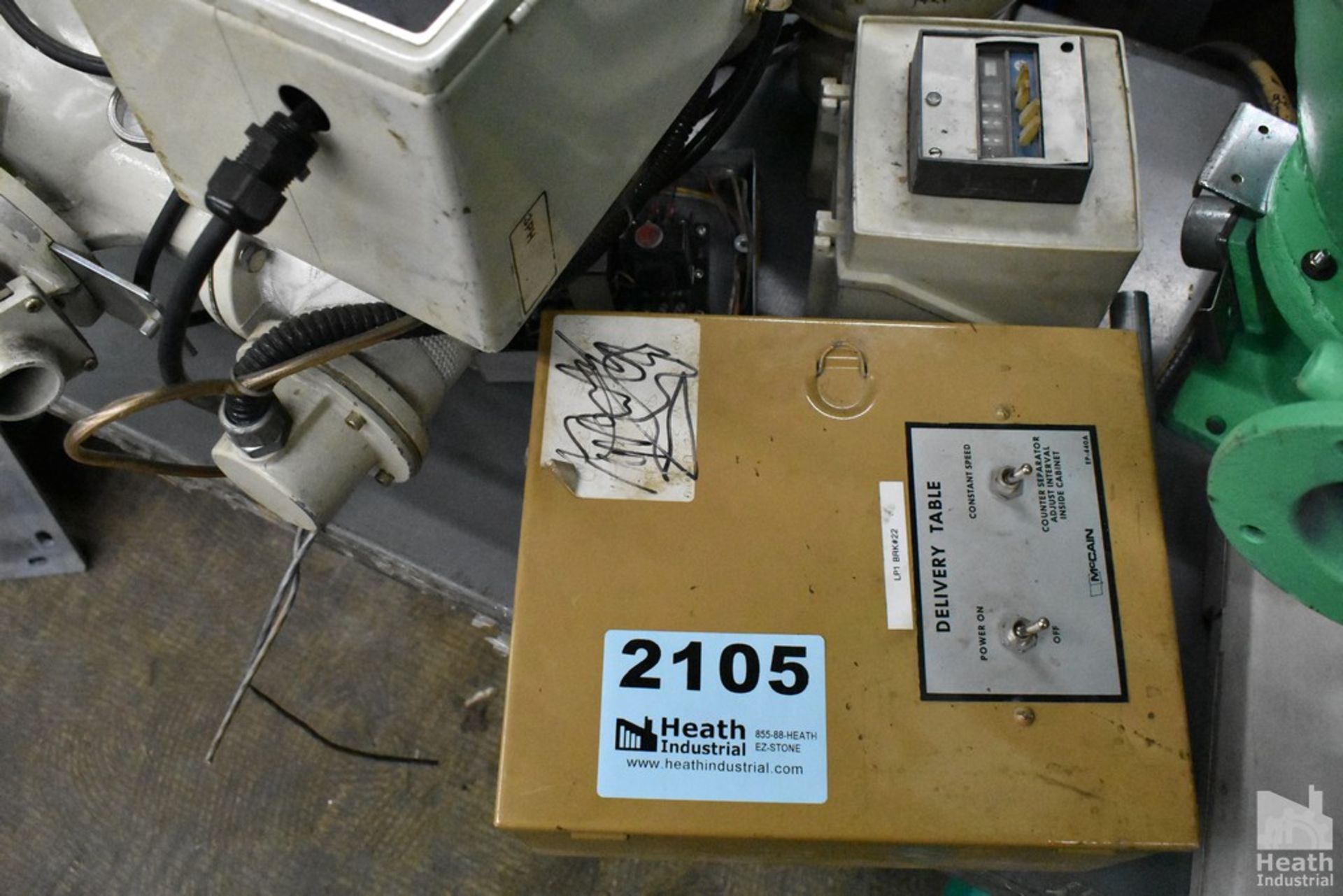 MCCAIN DELIVERY TABLE CONTROL BOX