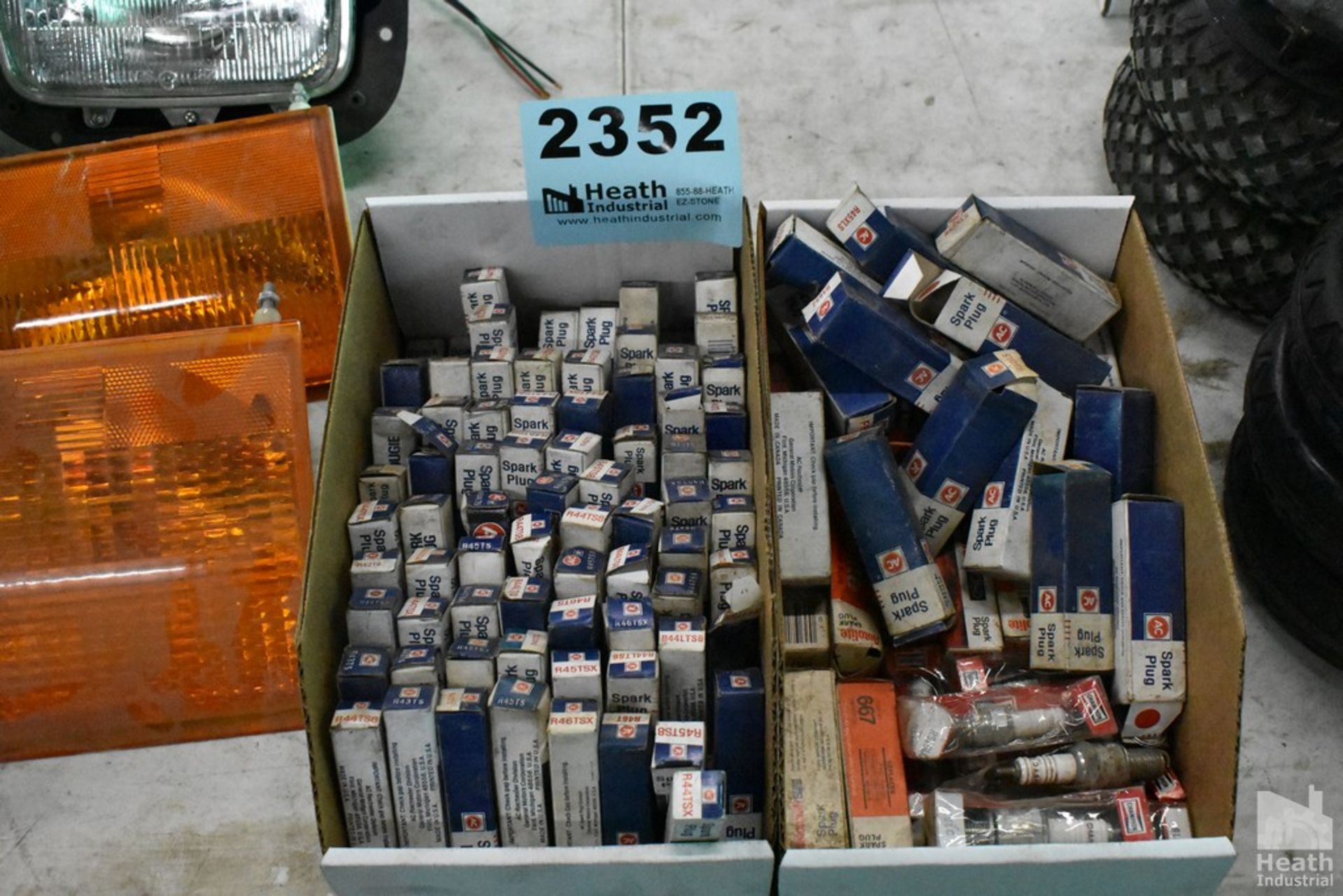 ASSORTED SPARK PLUGS IN TWO BOXES