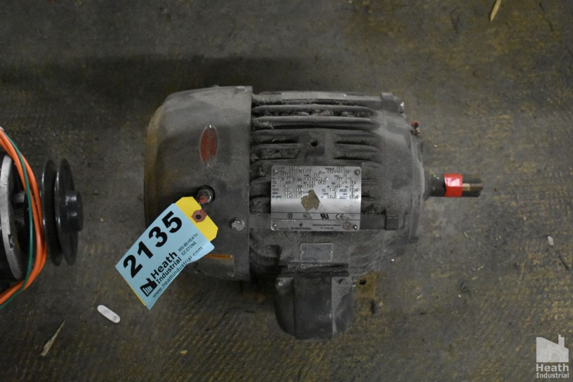 EMERSON MODEL 7965, TYPE TCE, 3-PHASE, 5HP, 230/460 VOLTS, 1,750 RPM MOTOR