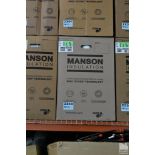CASE OF MANSON INSULATION, 3 X 1/2, NEW IN BOX, NO. 357028