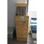 (8) WOOD CRATES, ASSORTED SIZES