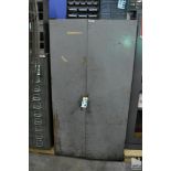 GRIZZLY STEEL PARTS CABINET, WITH BINS, 38" X 24" X 72"