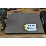 STEEL LAPPING PLATE, 15-1/2" X 12" X2-1/4"