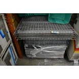 WIRE PALLET RACK DECKING, 48" X 48" AND 45" X 37"