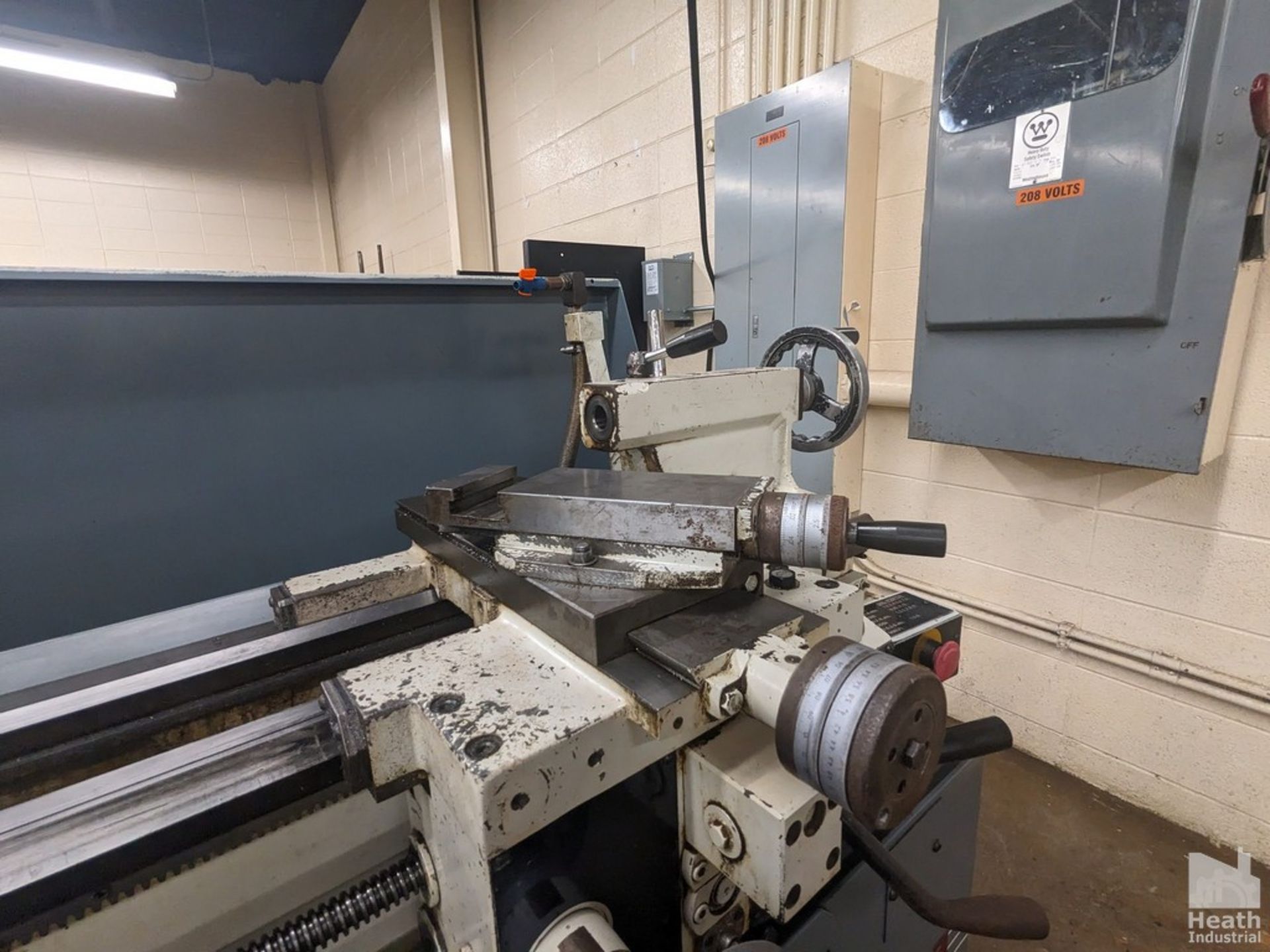 CLAUSING-METOSA 13"X40" MODEL 1340S TOOLROOM LATHE, S/N 33441, 2500 SPINDLE RPM, WITH 6" 3-JAW - Image 7 of 8