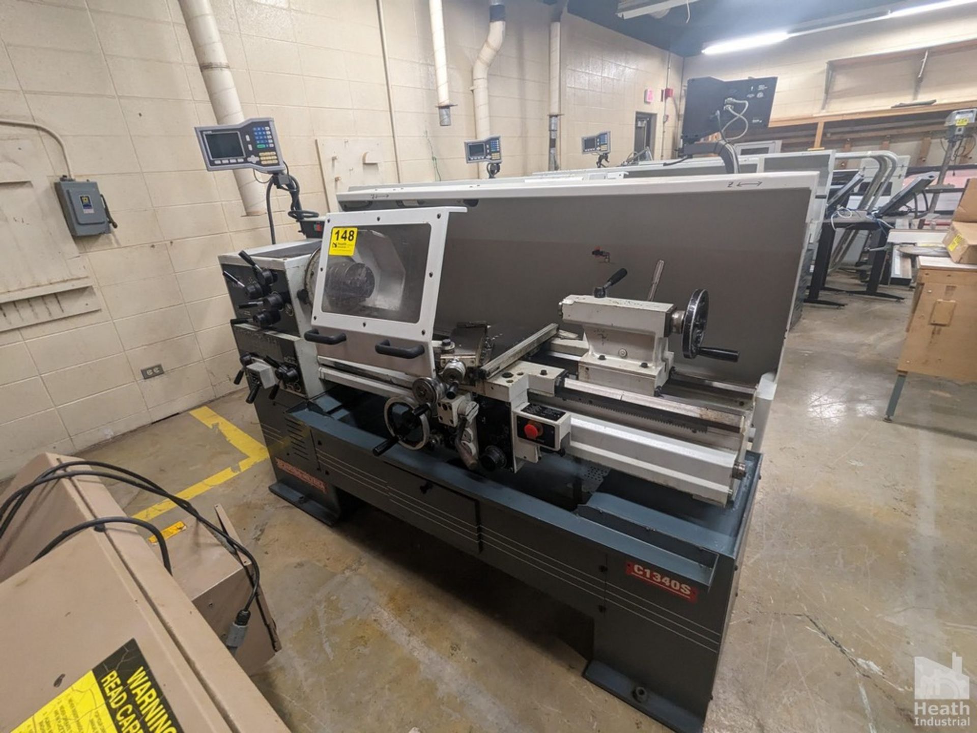 CLAUSING-METOSA 13"X40" MODEL 1340S TOOLROOM LATHE, S/N 50002, 2500 SPINDLE RPM, WITH 6" 3-JAW