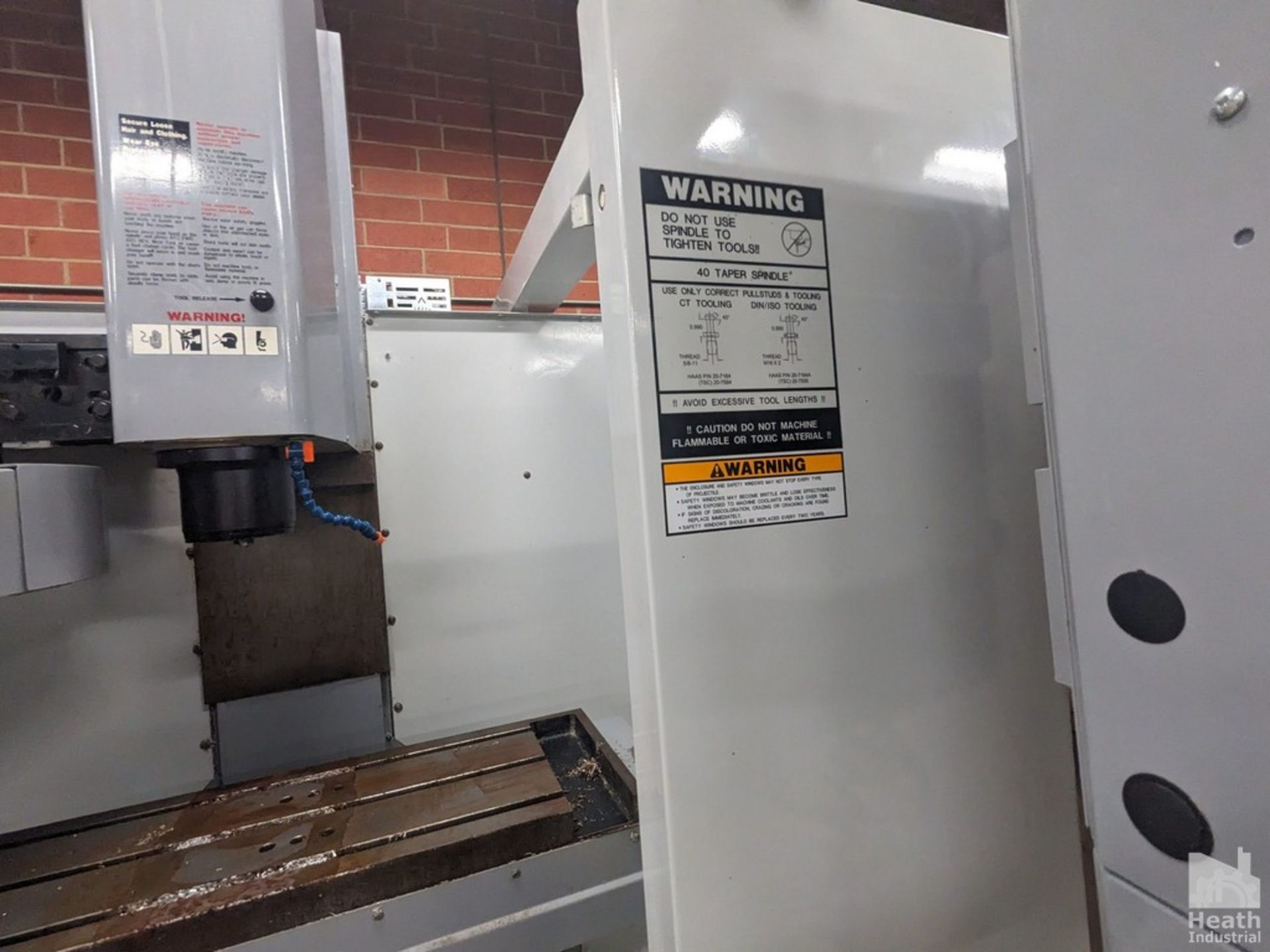 HAAS 3-AXIS MODEL MINI MILL CNC VERTICAL MACHINING CENTER, S/N 42775(NEW 2005) 12"X29" TABLE, 16" - Image 8 of 8