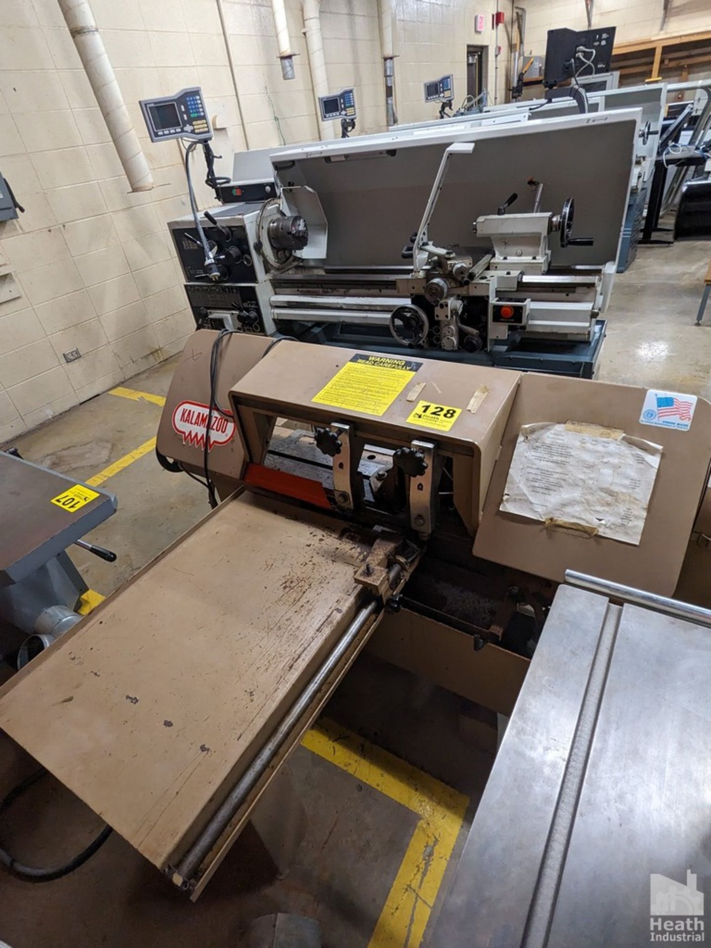 KALAMAZOO MODEL H9AW HORIZONTAL BAND SAW, S/N K22377 Loading Fee :$150 - Image 2 of 4