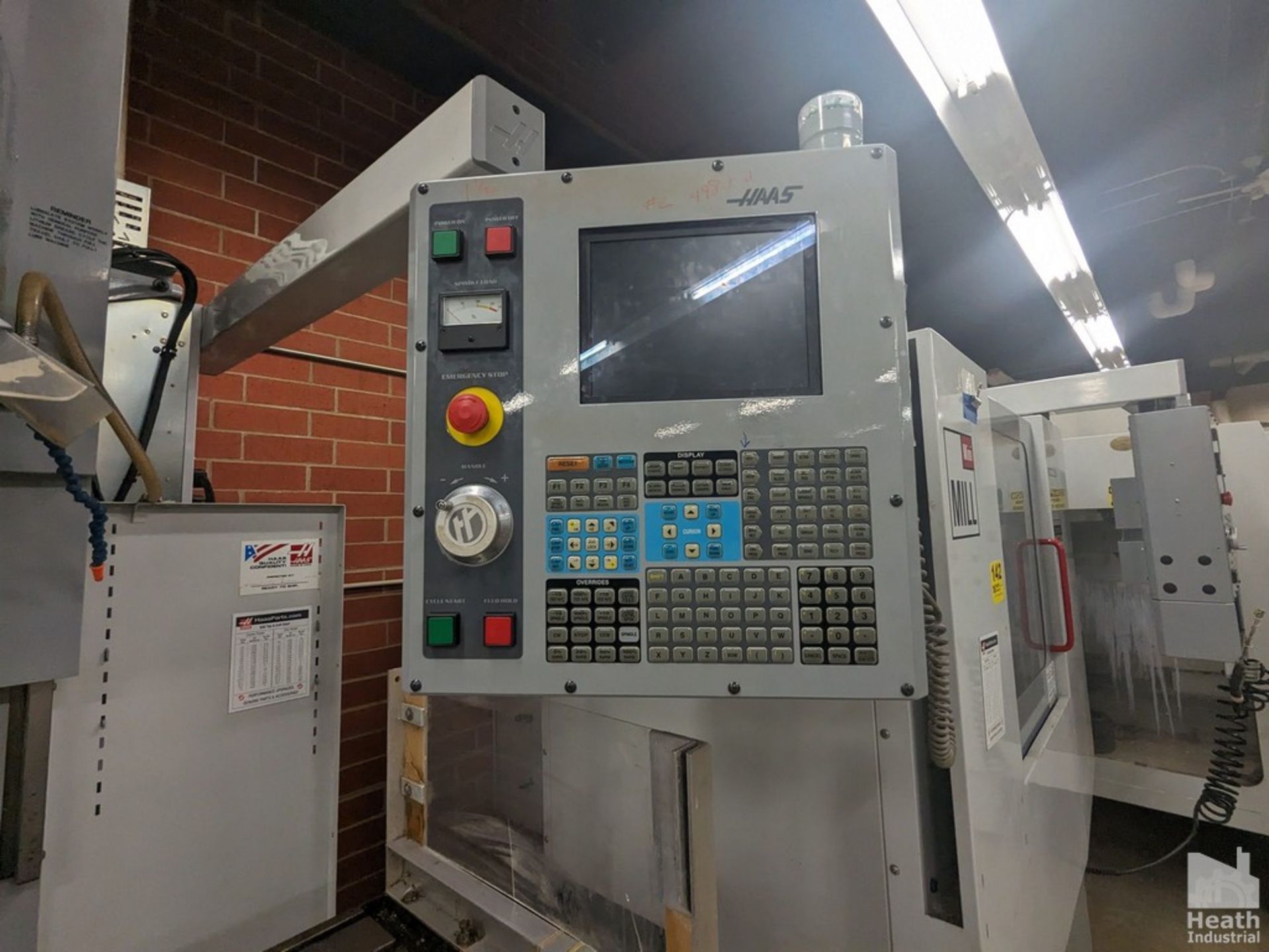 HAAS 3-AXIS MODEL TM-1 CNC VERTICAL MACHINING CENTER, S/N 43825 (NEW 2005) 11"X48" TABLE, 30" X-AXIS - Image 7 of 7