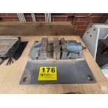 6" TWO PIECE VISE MOUNTED TO STEEL PLATE Free Pickup In Hoffman Estates, Illinois