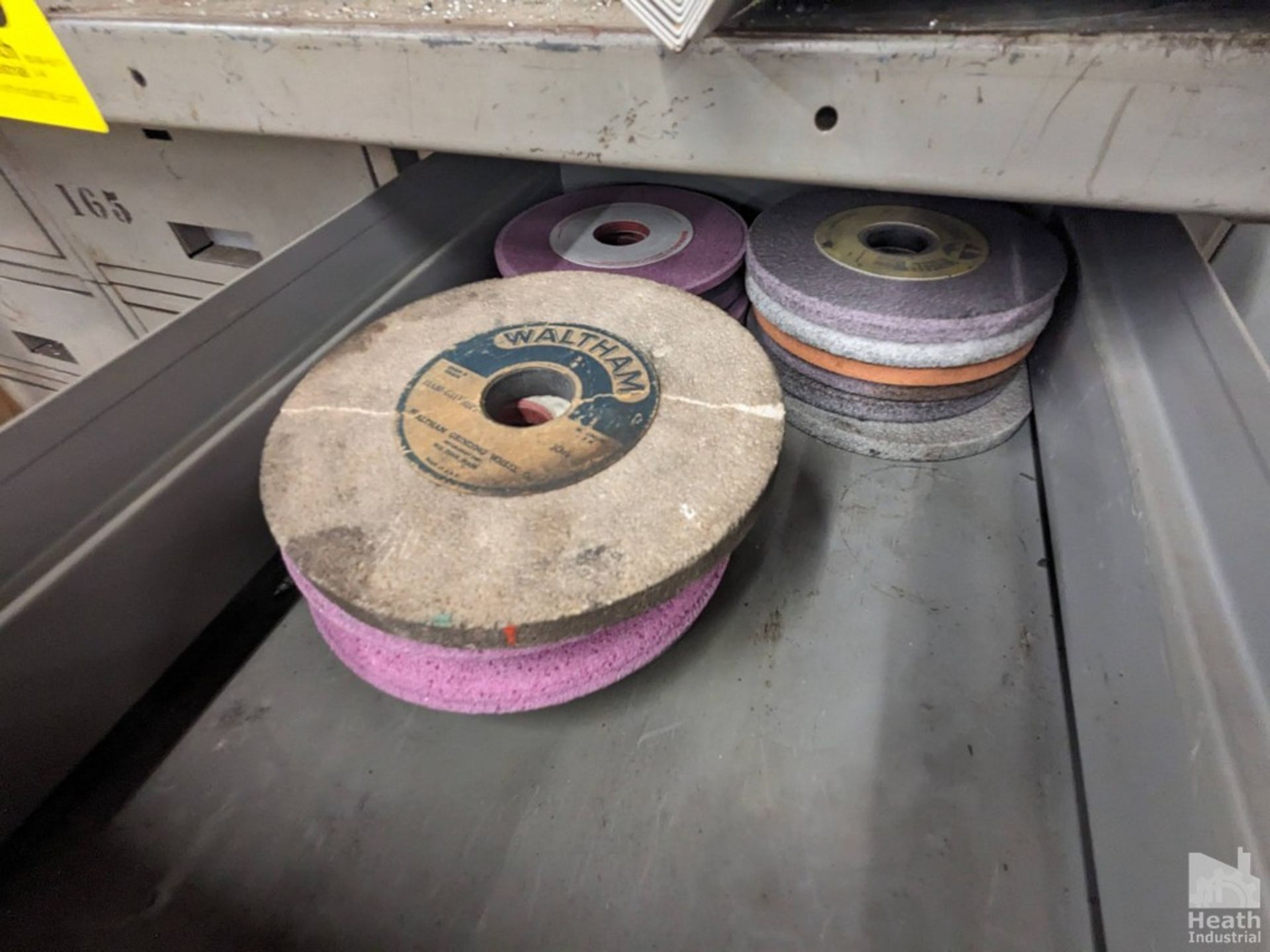ASSORTED GRINDING WHEELS IN DRAWERS Loading Fee :$100