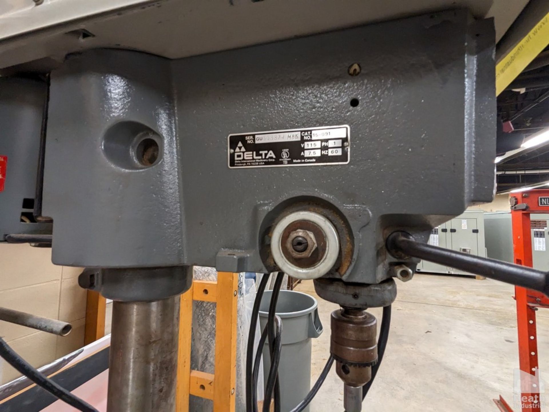 DELTA MODEL 15 -091 15" FLOOR STANDING DRILL PRESS Loading Fee :$100 - Image 5 of 5