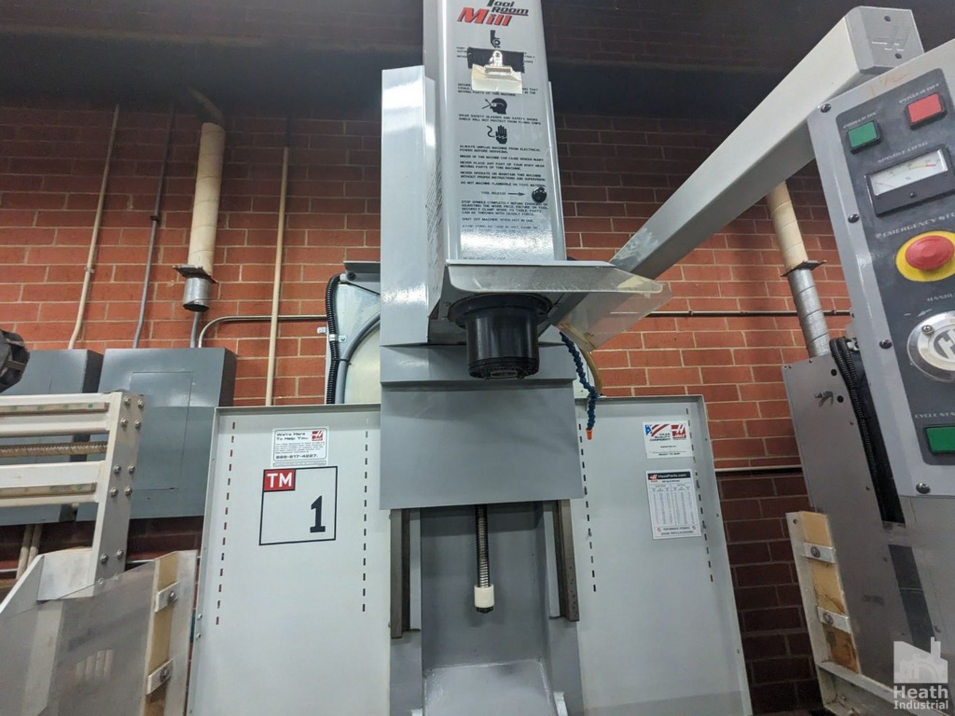 HAAS 3-AXIS MODEL TM-1 CNC VERTICAL MACHINING CENTER, S/N 43825 (NEW 2005) 11"X48" TABLE, 30" X-AXIS - Image 3 of 7