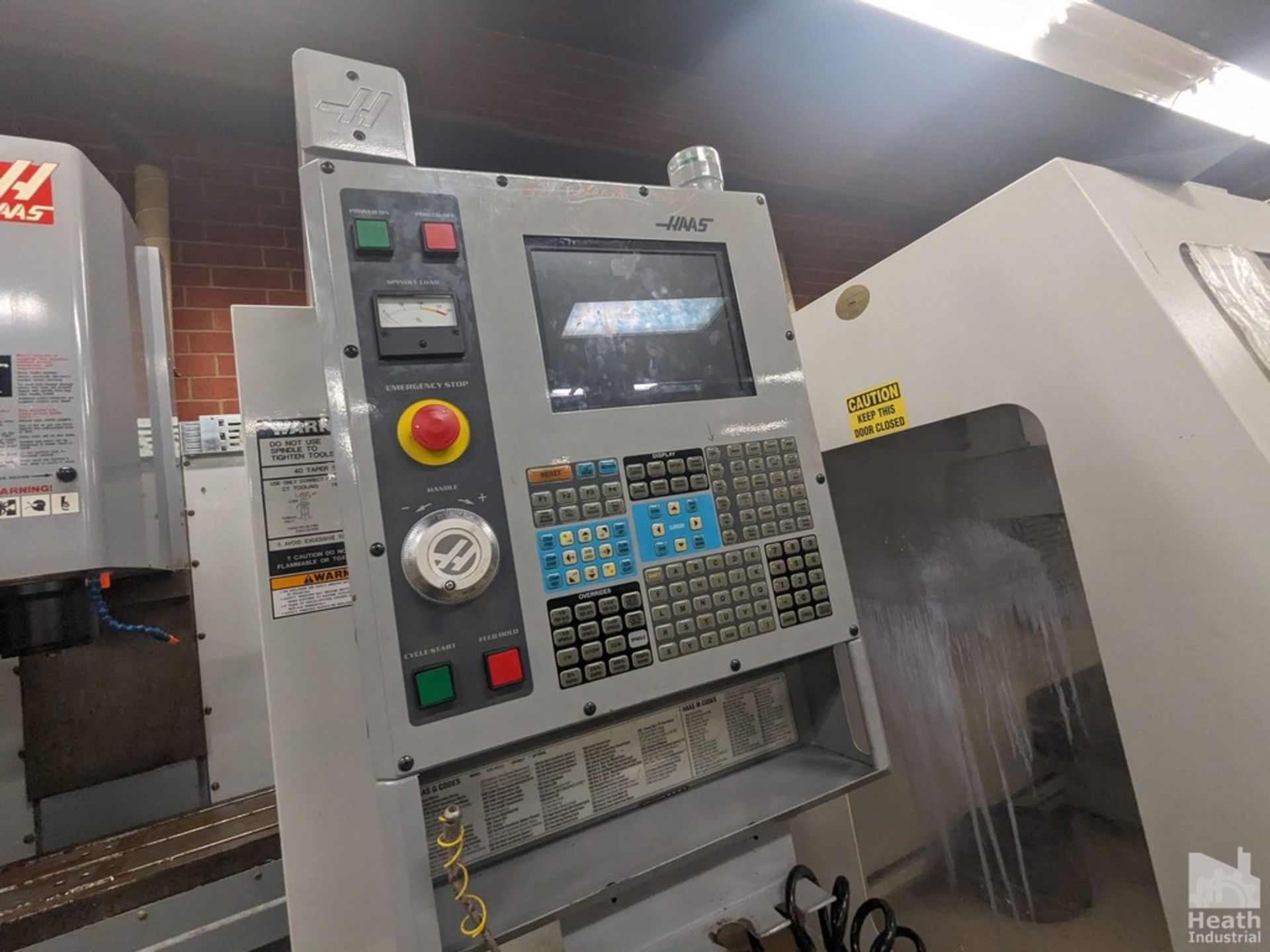 HAAS 3-AXIS MODEL MINI MILL CNC VERTICAL MACHINING CENTER, S/N 42775(NEW 2005) 12"X29" TABLE, 16" - Image 7 of 8