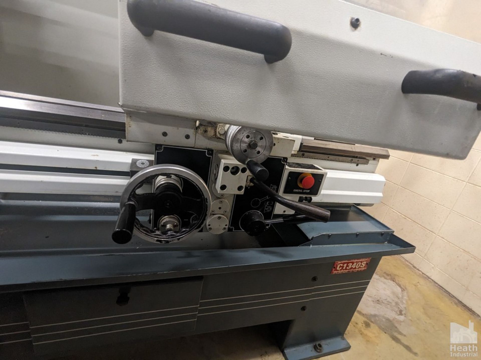 CLAUSING-METOSA 13"X40" MODEL 1340S TOOLROOM LATHE, S/N 49933, 2500 SPINDLE RPM, WITH 6" 3-JAW - Image 8 of 8