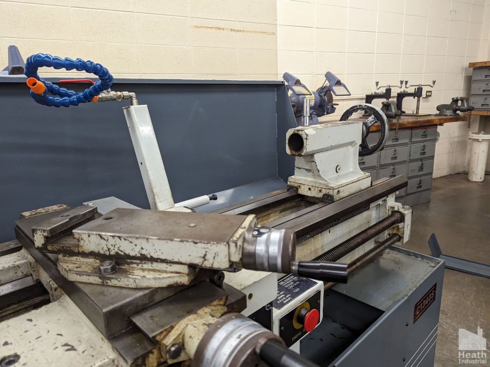 CLAUSING-METOSA 13"X40" MODEL 1340S TOOLROOM LATHE, S/N 41501, 2500 SPINDLE RPM, WITH TAPER - Image 6 of 7