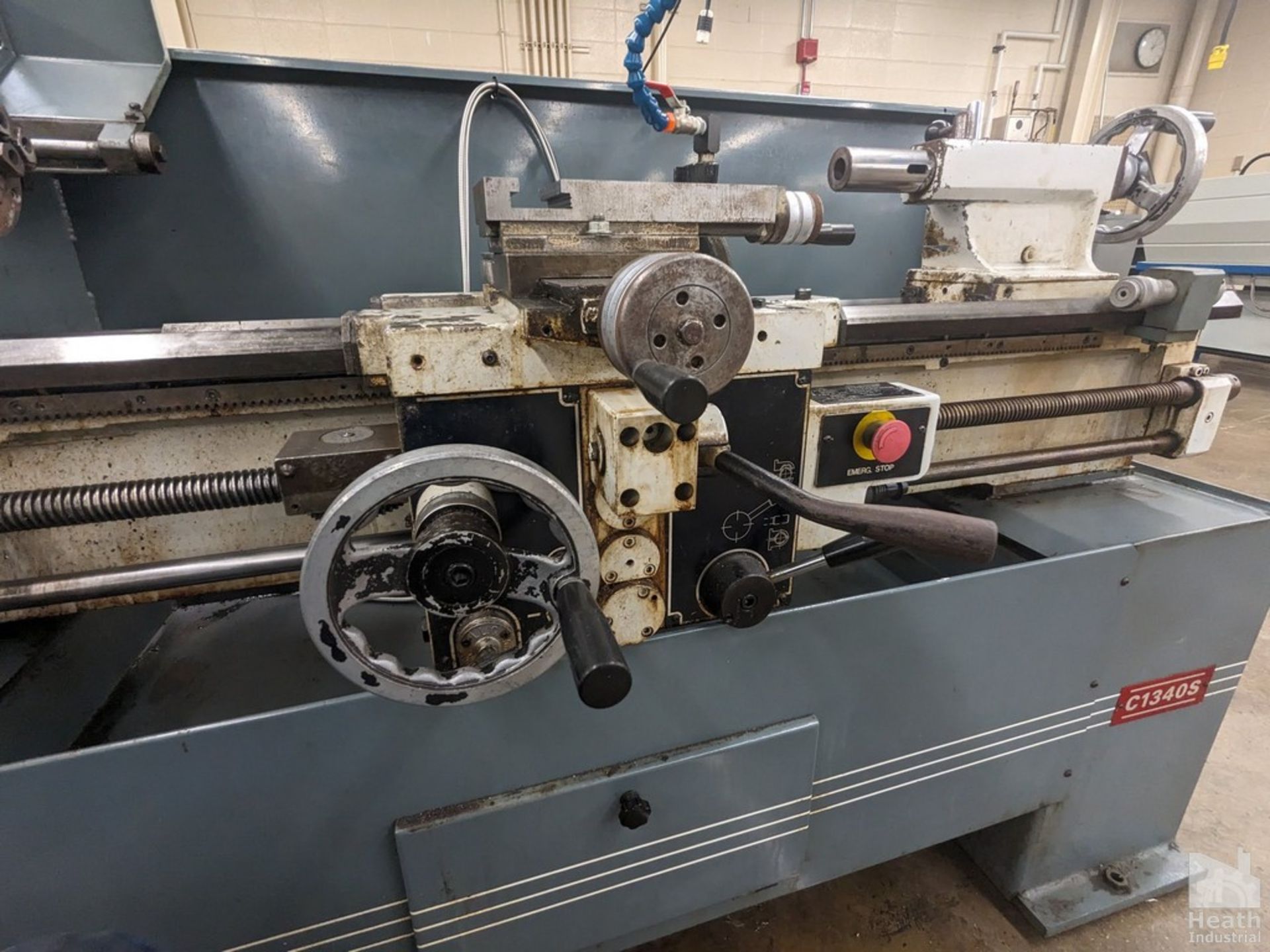 CLAUSING-METOSA 13"X40" MODEL 1340S TOOLROOM LATHE, S/N 34940, 2500 SPINDLE RPM, WITH 6" 3-JAW - Image 7 of 7