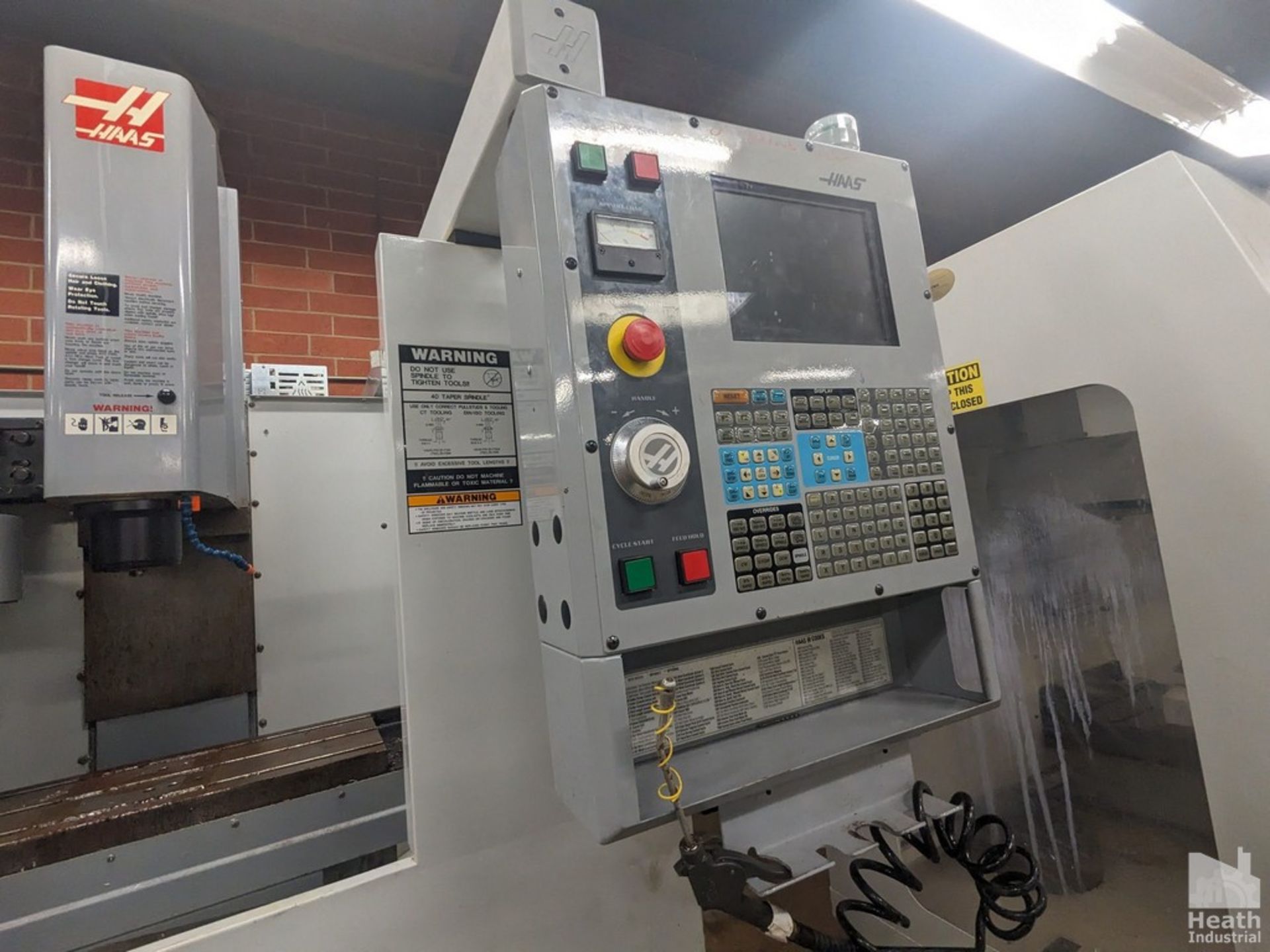 HAAS 3-AXIS MODEL MINI MILL CNC VERTICAL MACHINING CENTER, S/N 42775(NEW 2005) 12"X29" TABLE, 16" - Image 6 of 8