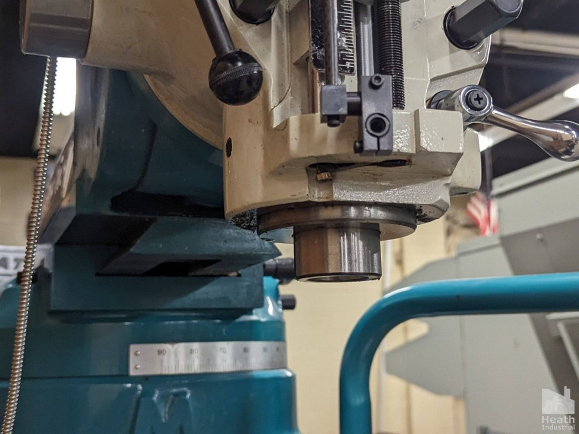 CLAUSING 3 HP MODEL 2VS08 VARIABLE SPEED RAM TYPE VERTICAL MILL, S/N ...