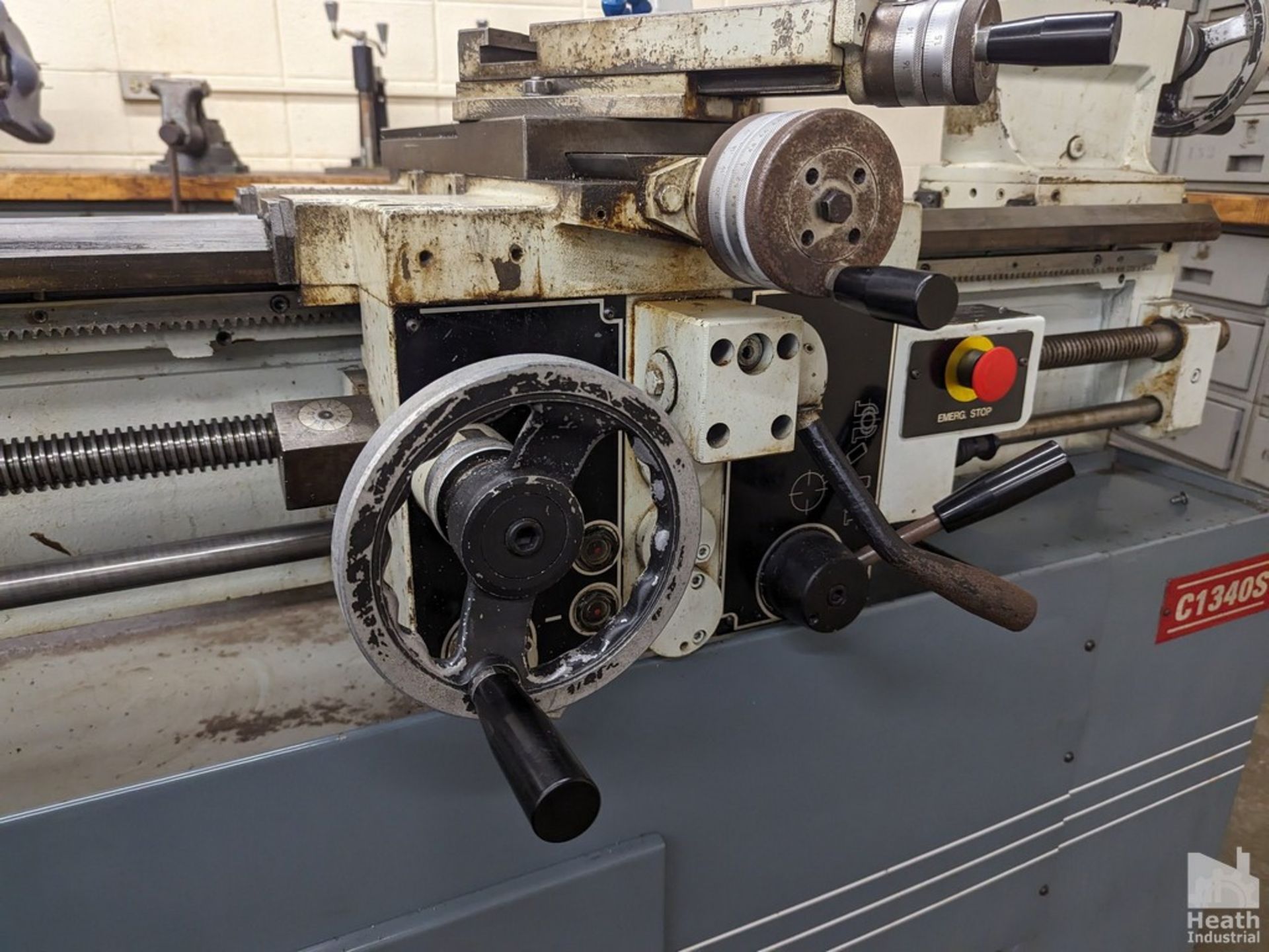 CLAUSING-METOSA 13"X40" MODEL 1340S TOOLROOM LATHE, S/N 41550, 2500 SPINDLE RPM, WITH TAPER - Image 7 of 8