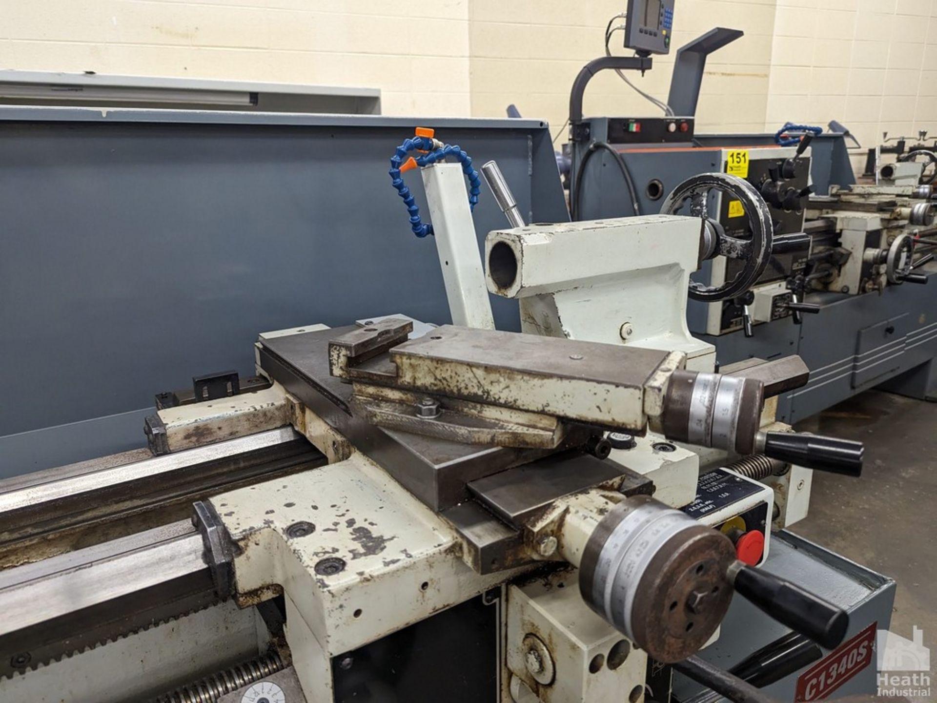 CLAUSING-METOSA 13"X40" MODEL 1340S TOOLROOM LATHE, S/N 41538, 2500 SPINDLE RPM, WITH TAPER - Image 6 of 7