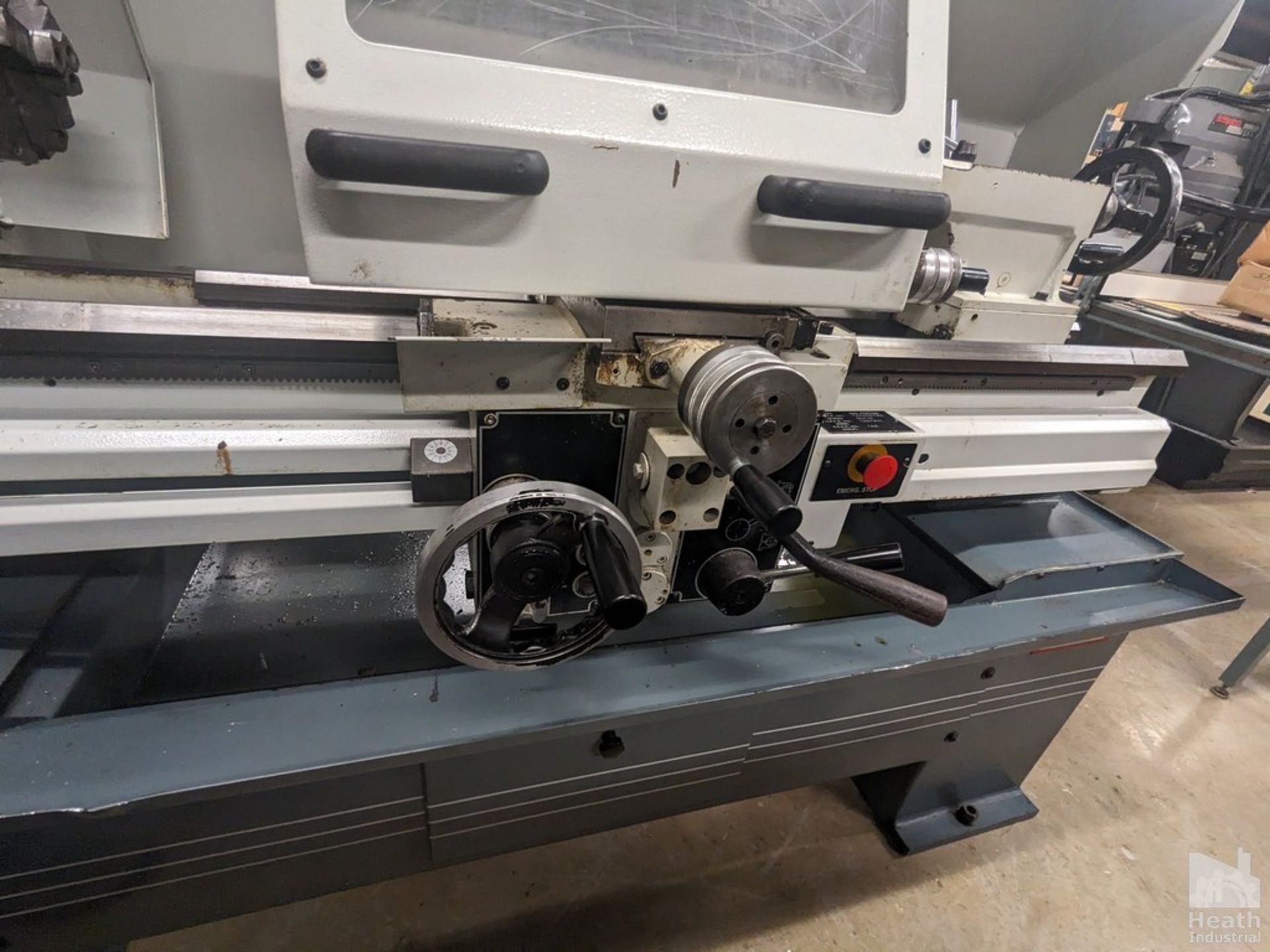 CLAUSING-METOSA 13"X40" MODEL 1340S TOOLROOM LATHE, S/N 49908. 2500 SPINDLE RPM, WITH 6" 3-JAW - Image 7 of 8