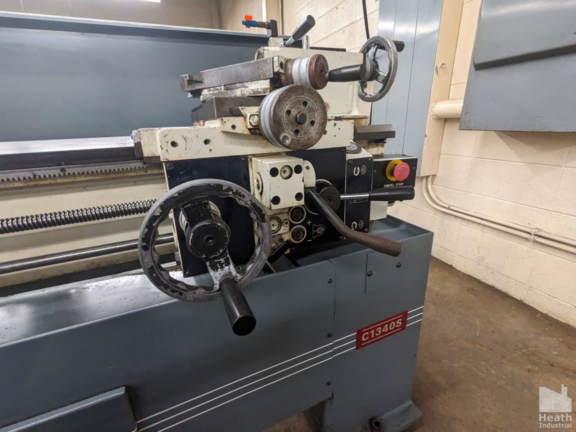 CLAUSING-METOSA 13"X40" MODEL 1340S TOOLROOM LATHE, S/N 33441, 2500 SPINDLE RPM, WITH 6" 3-JAW - Image 8 of 8