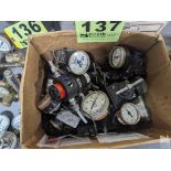 ASSORTED GAS GAUGES IN BOX