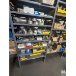 ASSORTED COMPONENTS ON SEVEN SHELVES