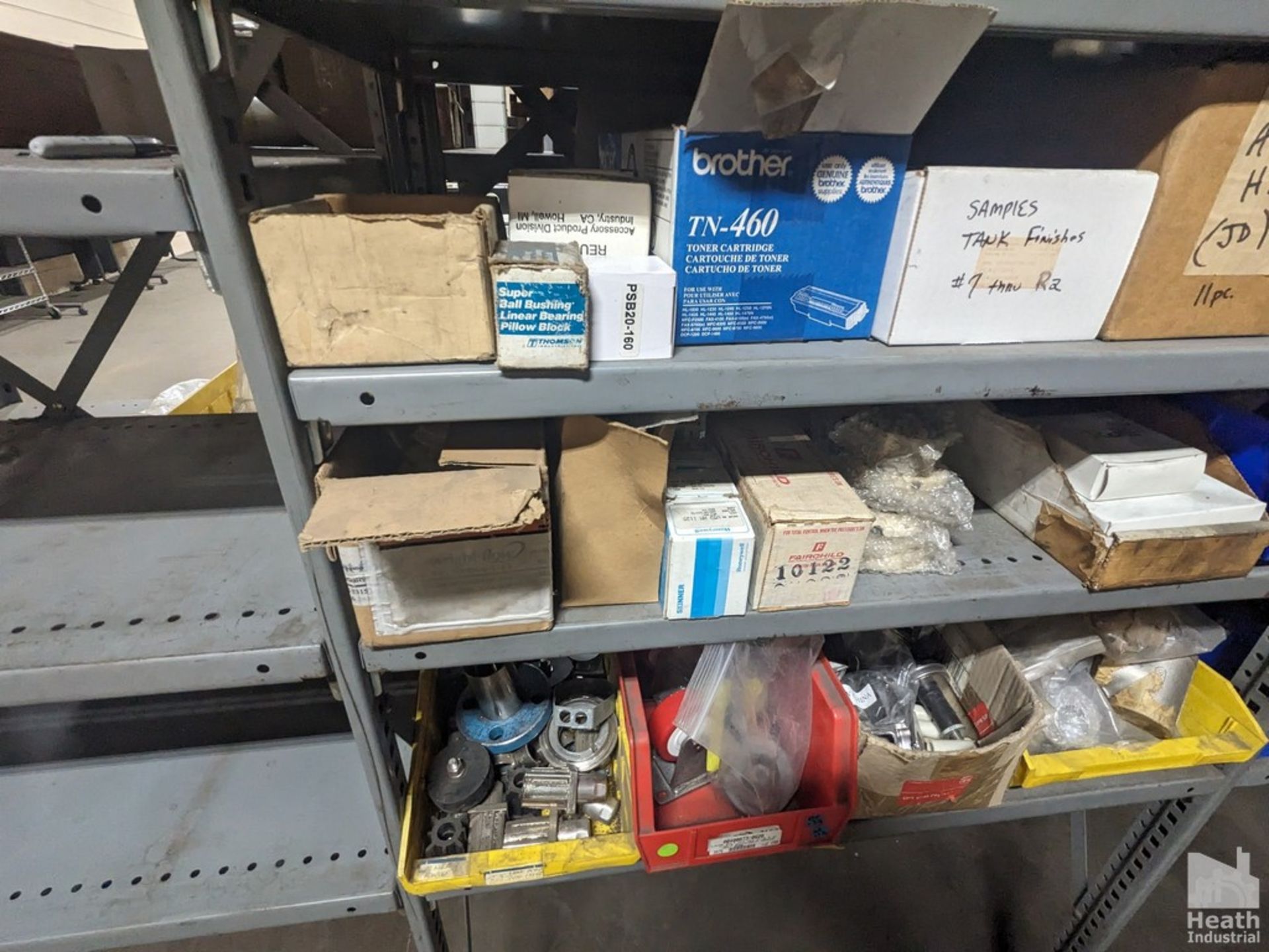 ASSORTED COMPONENTS ON FIVE SHELVES - Image 6 of 8