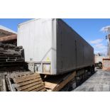 FRUEHAUF STORAGE TRAILER, APPROX. 38FT. LONG, NO TITLE AVAILABLE