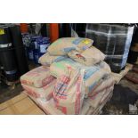 LARGE QUANTITY OF LEHIGH CEMENT ON PALLET