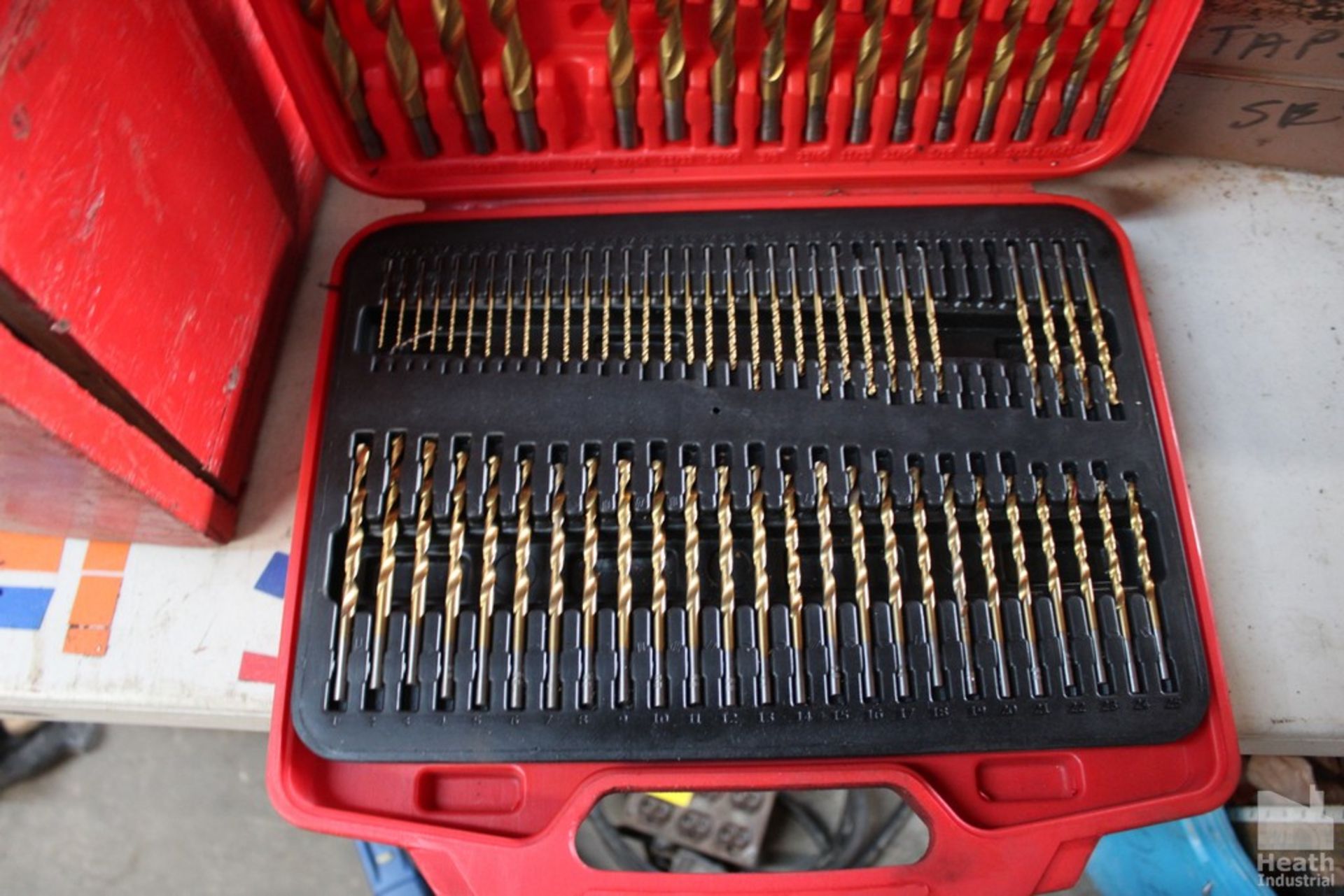 HIGH-SPEED DRILL BIT SET IN CASE, SOME MISSING - Image 2 of 2