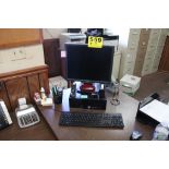 DELL VOSTRO COMPUTER WITH FLATSCREEN MONITOR, KEYBOARD AND MOUSE