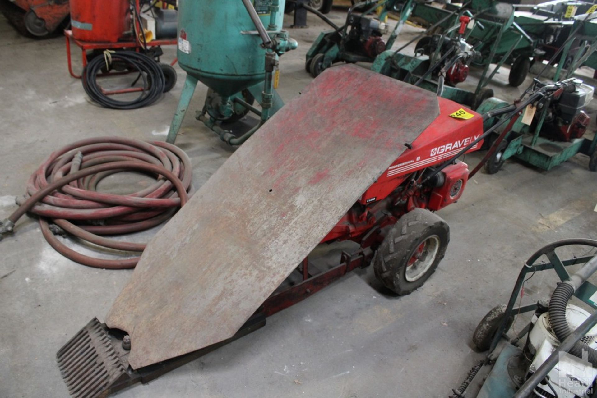 GRAVELY GAS POWER TEAR OFF MACHINE WITH KOHLER 8HP ENGINE