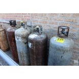 (4) PROPANE TANKS, 42" TALL