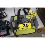 RYOBI DRILL WITH CHARGER AND BAG, NO BATTERY