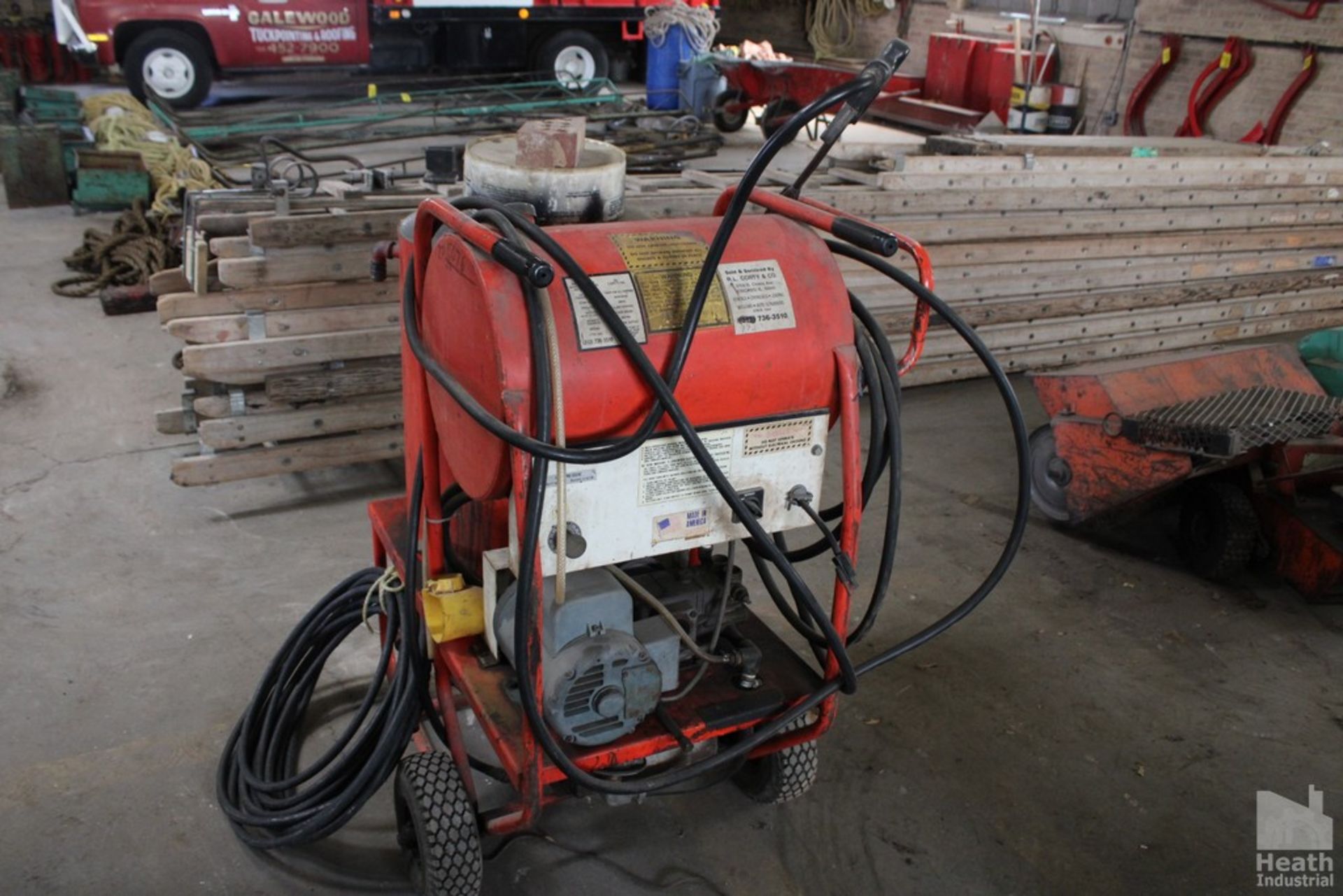 HOT WATER PRESSURE WASHER MODEL 3702, SOLD BY CORTY & CO. - Image 3 of 5