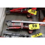 PITTSBURGH LOW PROFILE FLOOR JACK, 1-TON CAP.