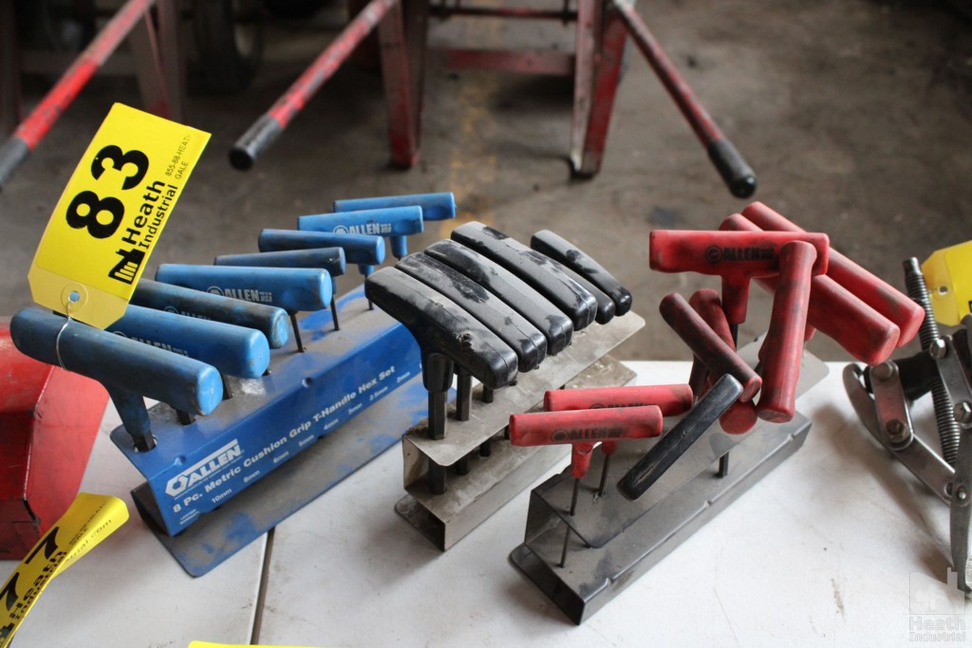 (3) ASSORTED T-HANDLE HEX WRENCH SETS