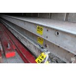 SECTION OF ALUMINUM SCAFFOLDING, 27" WIDE, 24FT. LONG