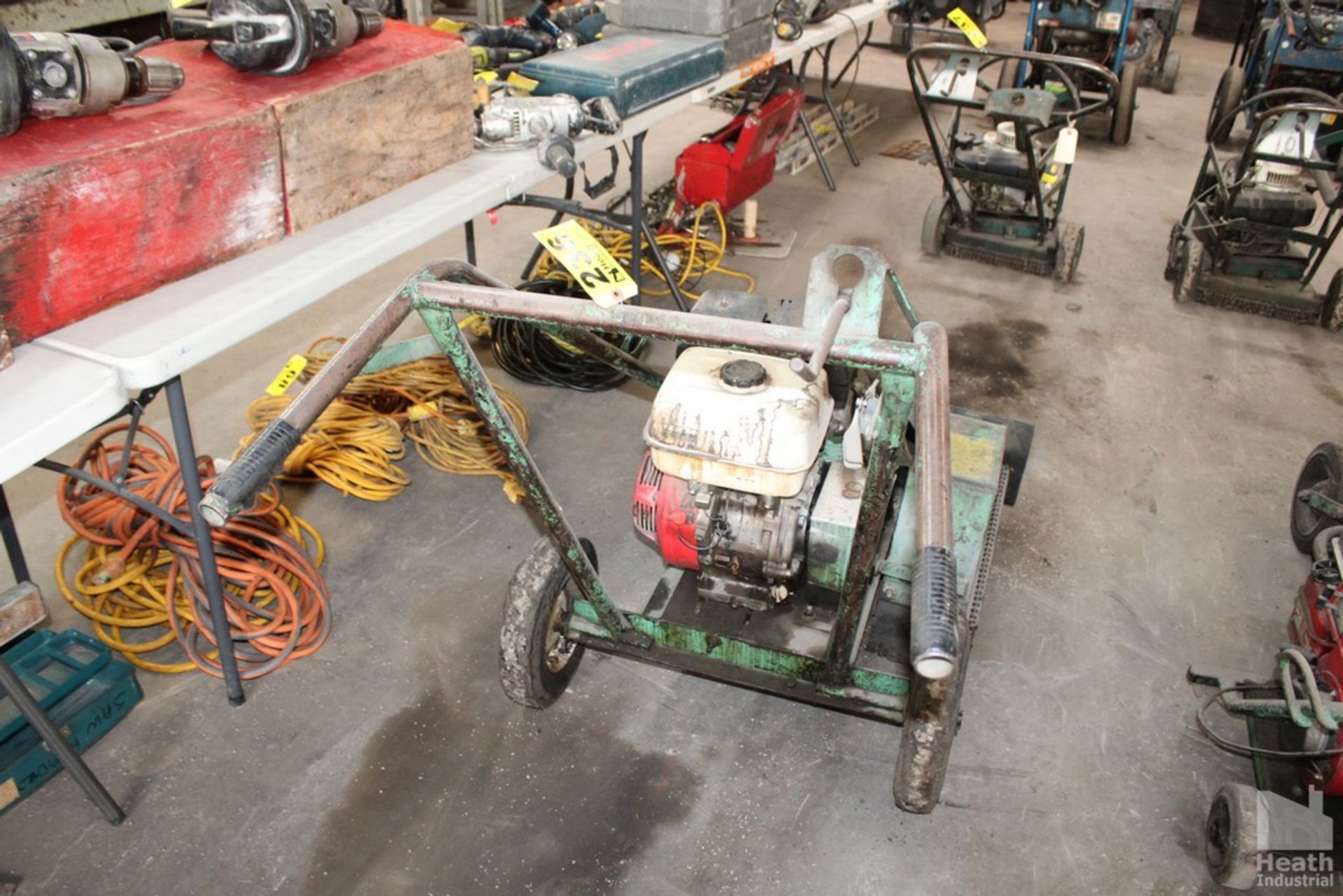 GARLOCK ROOFING SAW WITH HONDA GX270 GAS ENGINE - Image 4 of 4