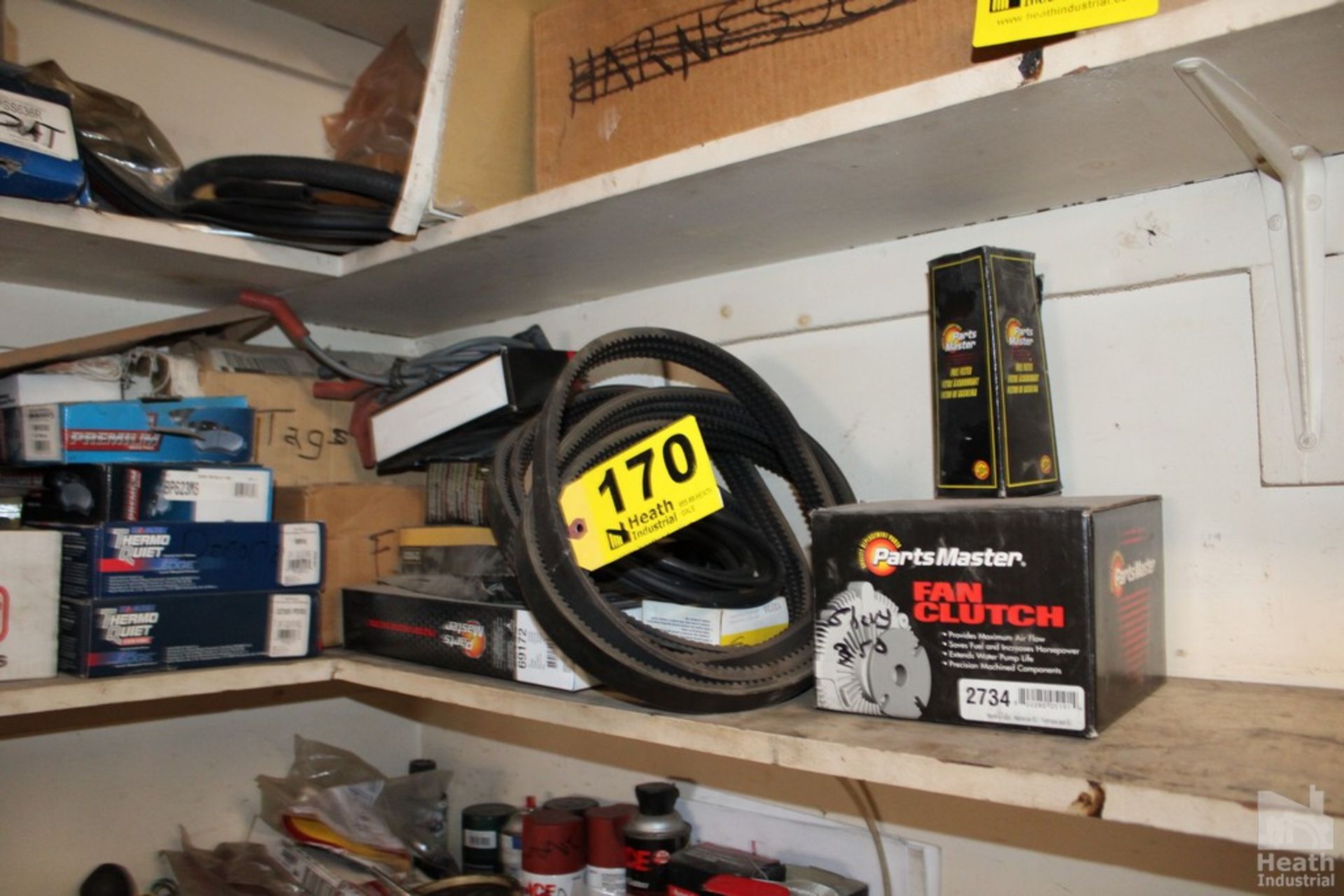 ASSORTED AUTOMOTIVE PARTS ON SHELF - Image 2 of 4