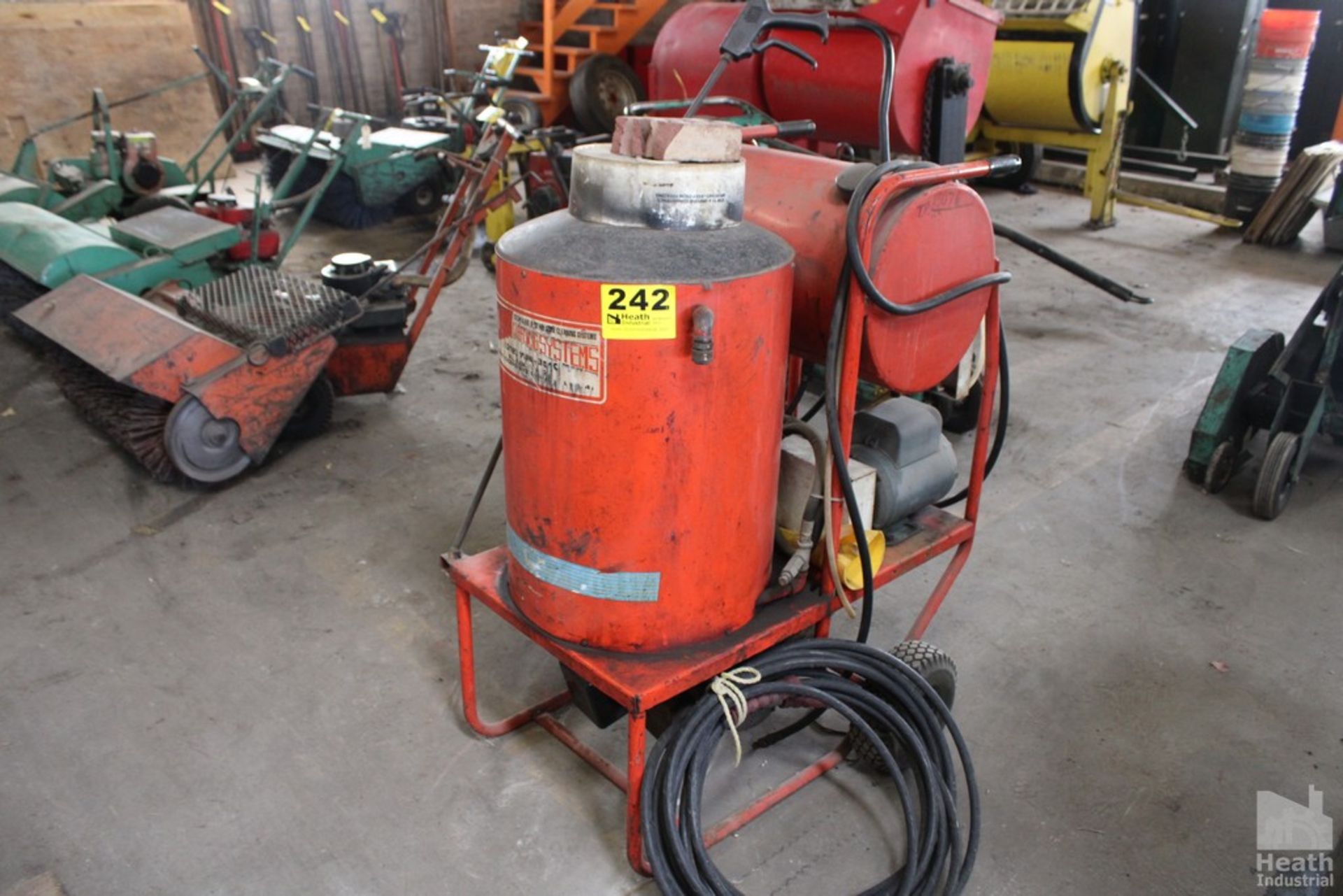 HOT WATER PRESSURE WASHER MODEL 3702, SOLD BY CORTY & CO.