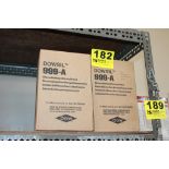 (2) BOXES OF DOWSIL 999-A SILCONE BUILDING AND GLAZING SEALANT