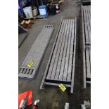 SECTION OF WERNER ALUMINUM SCAFFOLDING, 20" WIDE, 8FT. LONG