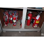 LARGE QUANTITY OF FIRE EXTINGUISHERS