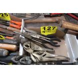 ASSORTED HAND TOOLS IN BOX