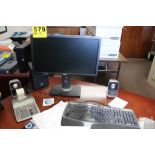 DELL VOSTRO COMPUTER WITH FLATSCREEN MONITOR, KEYBOARD, SPEAKERS AND MOUSE